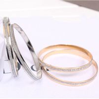 Fashion Hot-saling Exaggerated Frosted Silver Ladies Wild Alloy Bracelet main image 1