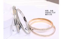 Fashion Hot-saling Exaggerated Frosted Silver Ladies Wild Alloy Bracelet main image 5