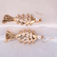 Fashion Oily Fish Animal Wild Baroque Alloy Women's Earrings main image 3