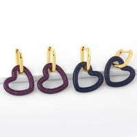 New Fashion Earrings Women's Love Lock Pendant Earrings Wholesale main image 3