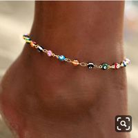 Ethnic Style Eye Alloy Plating No Inlaid Women's Anklet main image 1