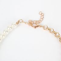 Grenz Überschreitende Mode Europäische Und Amerikanische Stil Ovale Galvanik Legierung Halskette Weibliche Perle Perlen Schlüsselbein Kettens Chmuck 14780 main image 5