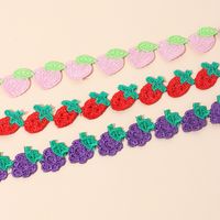 Japanische Kindliche Süße Frucht Polyester Halskette Choker Erdbeer Kurze Halskette All-match Schlüsselbein Kette Halsband Kragen Frauen main image 6