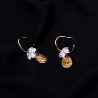 Korean Fashion Flower Earrings Simple And Exquisite Earrings Wholesale Nihaojewelry main image 4