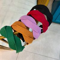 New Korean Style Cross Fabric  Simple Fashion Headband  Wholesale main image 1