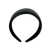 Fashion Pu Leather Wide-sided Simple Women's Headband  Wholesale Nihaojewelry main image 6