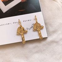 Fashion Retro Women's Cross New Punk Gold Coin Alloy Earrings main image 5