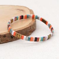 Fashion Bohemian Retro Ethnic Hand-woven Beaded Rice Bead Bracelet For Women main image 2