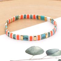 Handmade Beaded  Bohemian Beach Style Color Rice Bead Bracelet For Women main image 1