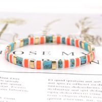 Handmade Beaded  Bohemian Beach Style Color Rice Bead Bracelet For Women main image 4