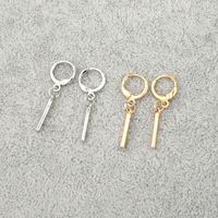 European Cross-border Sold Jewelry Korean Fashion Minimalist Long Earrings Geometric Earclip Earrings Female  Hot main image 1