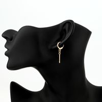 European Cross-border Sold Jewelry Korean Fashion Minimalist Long Earrings Geometric Earclip Earrings Female  Hot main image 6