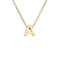 Fashion Letter Stainless Steel Titanium Steel Plating Necklace main image 3