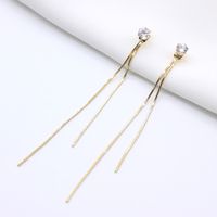 Korean Long Chain Tassel Jewelry New 316l Titanium Steel Earrings main image 6