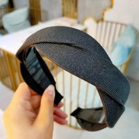 New Korean Style Cross Fabric  Simple Fashion Headband  Wholesale sku image 1