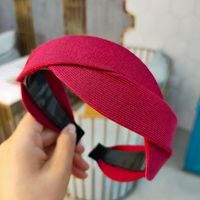 New Korean Style Cross Fabric  Simple Fashion Headband  Wholesale sku image 3