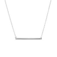 Korea's New Word Pendant Short Gold-plated Clavicle Chain Simple 316l Stainless Steel Pendant sku image 1
