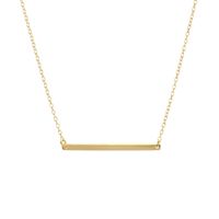 Korea's New Word Pendant Short Gold-plated Clavicle Chain Simple 316l Stainless Steel Pendant sku image 2