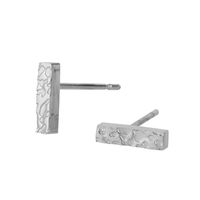 Korean 316l Stainless Steel Simple Geometric Earrings For Women Wholesale sku image 1