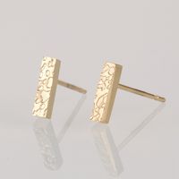 Korean 316l Stainless Steel Simple Geometric Earrings For Women Wholesale sku image 2