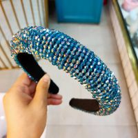 Fashion Crystal  Women's Rice Bead Braided Hairband Wholesale sku image 10