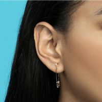 Hot-selling Fashion Pin Metal Multi-color Earrings Wholesale Nihaojewelry main image 1