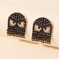 Creative New Angry Birds Fashion Stud Earrings Diamond Pearl Earrings main image 4