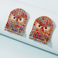 Creative New Angry Birds Fashion Stud Earrings Diamond Pearl Earrings sku image 2