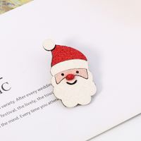 Christmas Ornaments Cute Cartoon Brooch Santa Felt Corsage Wholesale Nihaojewelry main image 4