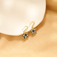 Five-pointed Star Geometric  Fashion Earrings Wholesale main image 3