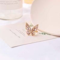 Butterfly  Opening Adjustable Fashion Ring Wholesale Nihaojewelry main image 4