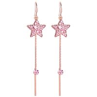 Five-pointed Star Long Tassels Ear Line Fashion Earrings Geometric Earrings Wholesale Nihaojewelry main image 6