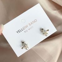 Little Bird Pearl Silver Needle New Trendy  Women's Earrings main image 6