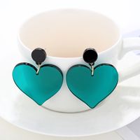 Korea New Acrylic Love Cute Fashion Earrings For Women Wholesale main image 5