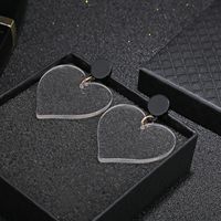 Korea New Acrylic Love Cute Fashion Earrings For Women Wholesale main image 6