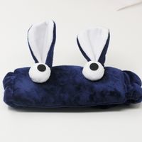 Korean Cartoon Cute Rabbit Ears Big Eyes Flannel Hairband Hair Accessories Wholesale sku image 1