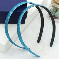 Korean Fashion Hot Sale Shiny Frosted Gold Powder Candy Color Hair Accessories Headband sku image 2