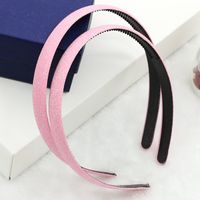 Korean Fashion Hot Sale Shiny Frosted Gold Powder Candy Color Hair Accessories Headband sku image 8