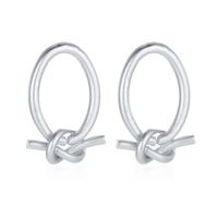 New Fashion Hollow Simple Geometric Freshwater Pearl Metal Earrings sku image 19