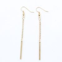 Fashion Water Droplets Plating Alloy No Inlaid Earrings sku image 1