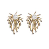 The New Bohemian Style Creative White Gemstone Diamond Inlaid Colorful Firework Earrings Wholesale Nihaojewelry sku image 2