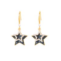 Five-pointed Star Geometric  Fashion Earrings Wholesale sku image 2