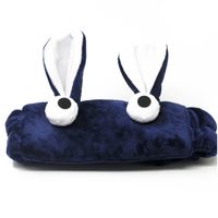 Korean Cartoon Cute Rabbit Ears Big Eyes Flannel Hairband Hair Accessories Wholesale main image 6