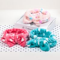 Korean New Winter Bow Towel Elastic Flannel Hairband For Women Wholesale main image 5