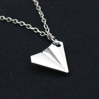 Fashion Band One Direction Paper Airplane Alloy Necklace Wholesale main image 2