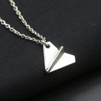 Fashion Band One Direction Paper Airplane Alloy Necklace Wholesale main image 3