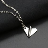 Fashion Band One Direction Paper Airplane Alloy Necklace Wholesale main image 6