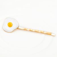 New Cute Girl Fun Poached Egg Hairdressing Bangs Hairpin Hot Sale Wholesale main image 6