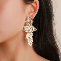 Fashion Exaggerated Irregular Women's Long Geometric Metal Earrings Wholesale main image 1