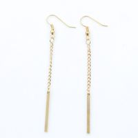 Fashion Water Droplets Plating Alloy No Inlaid Earrings main image 4